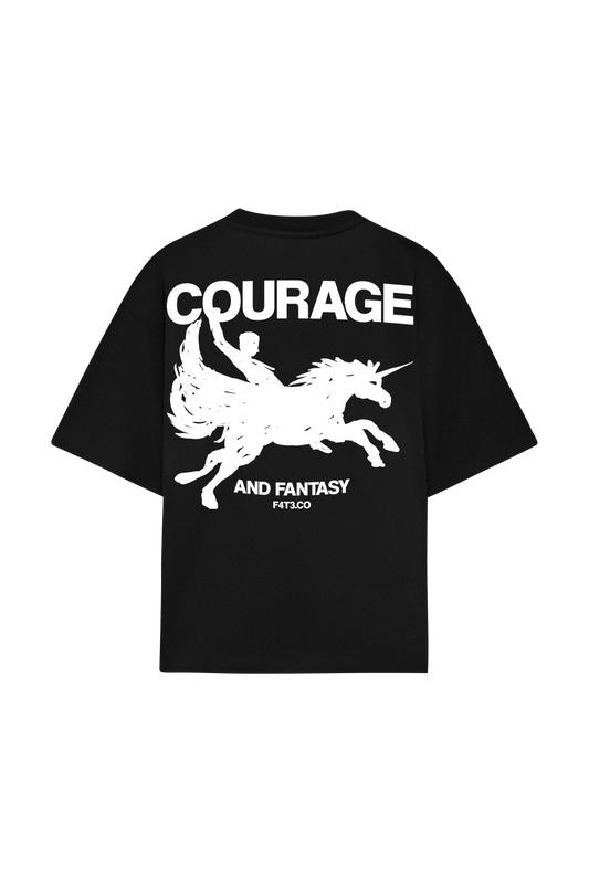 Courage & Fantasy Tee Black