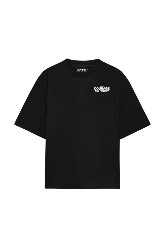 Courage & Fantasy Tee Black