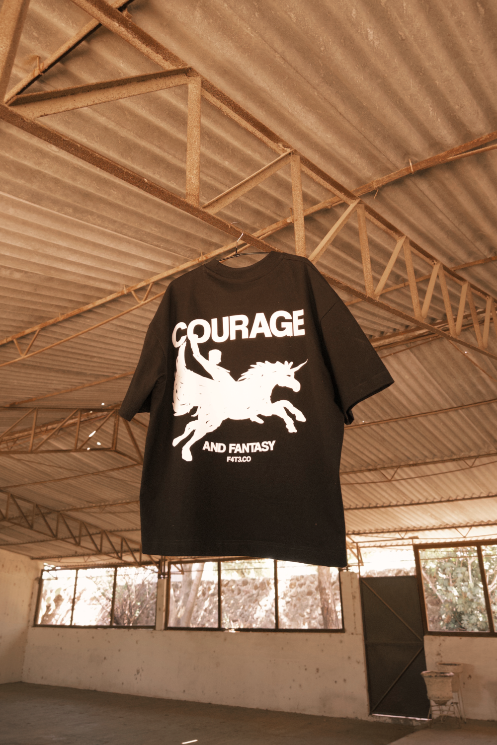 Courage & Fantasy Tee Black