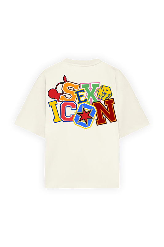 Sex Icon Cherry Tee Beige