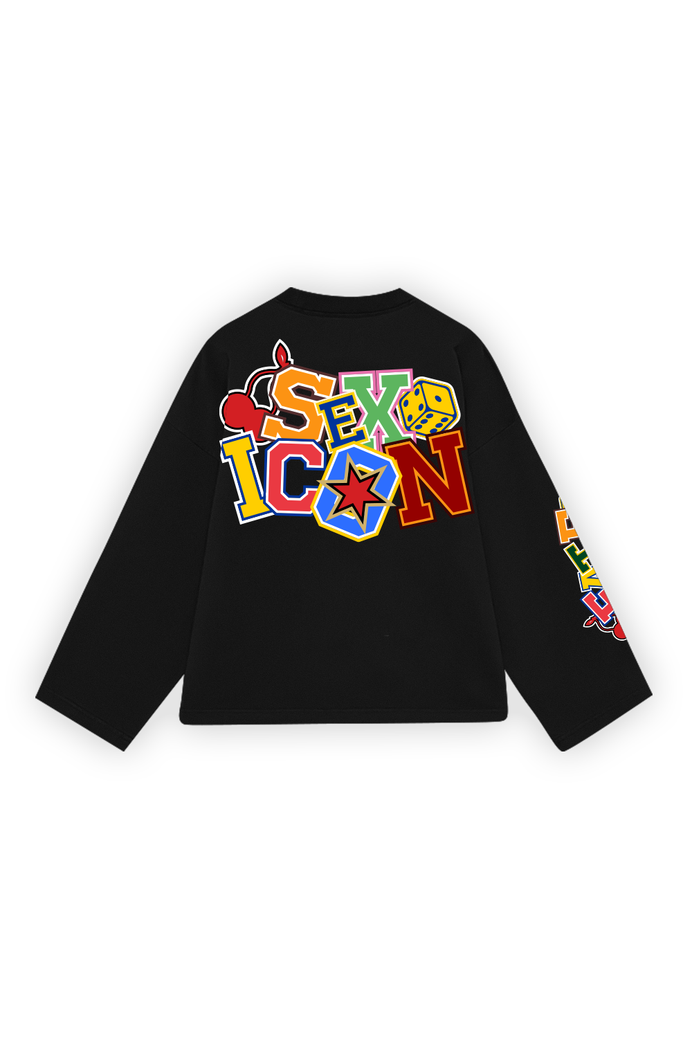 Sex Icon Cherry Longsleeve Black