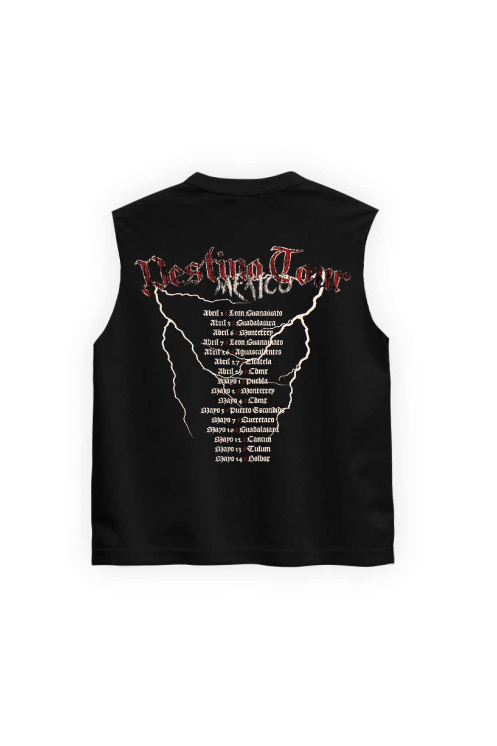 Destino Tour Tank Top Black