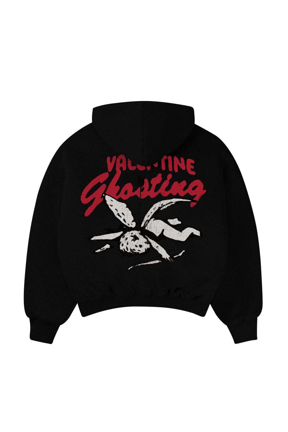 Valentine Ghosting Hoodie Black