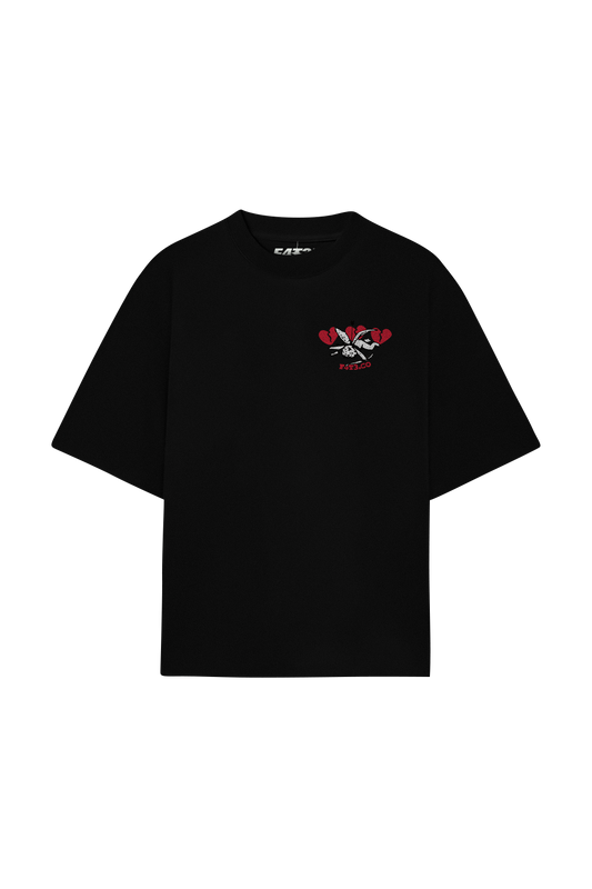 Valentine Ghosting Tee Black