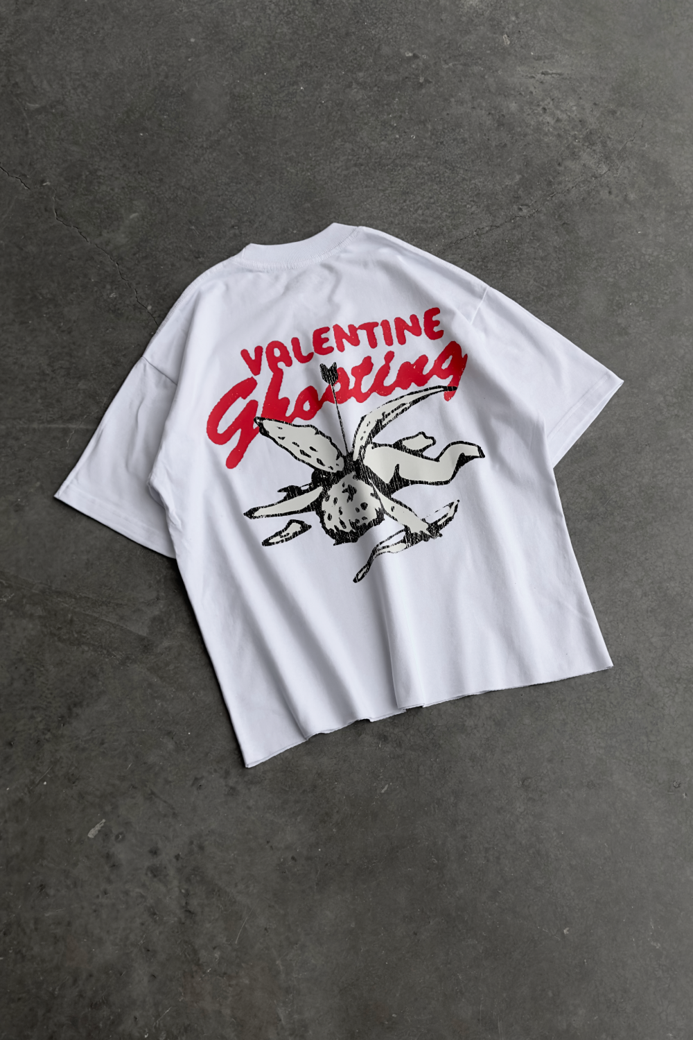 Valentine Ghosting Tee White