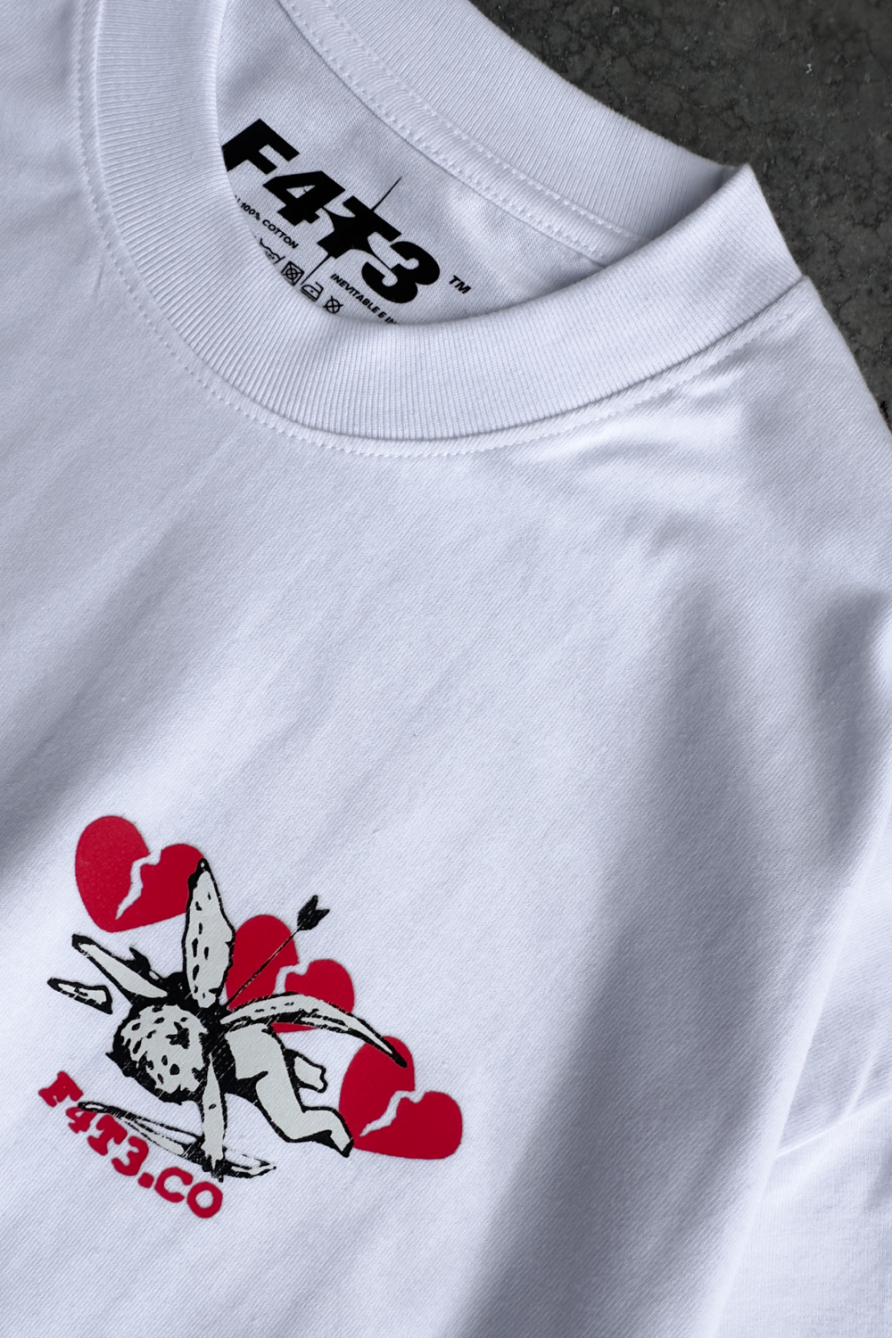 Valentine Ghosting Tee White