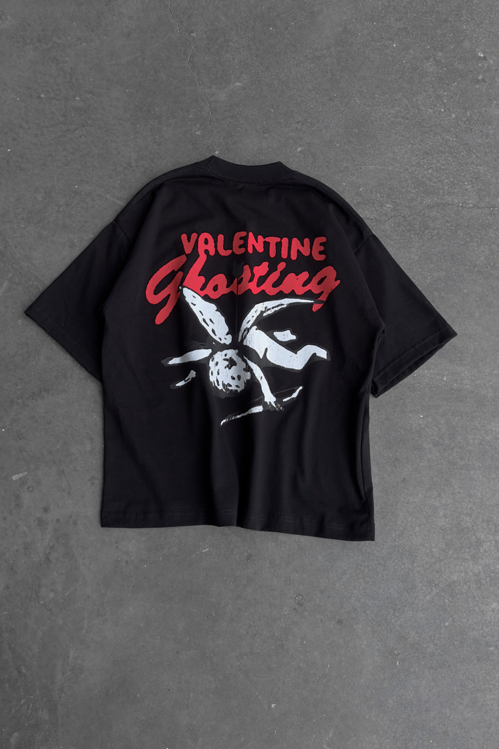 Valentine Ghosting Tee Black