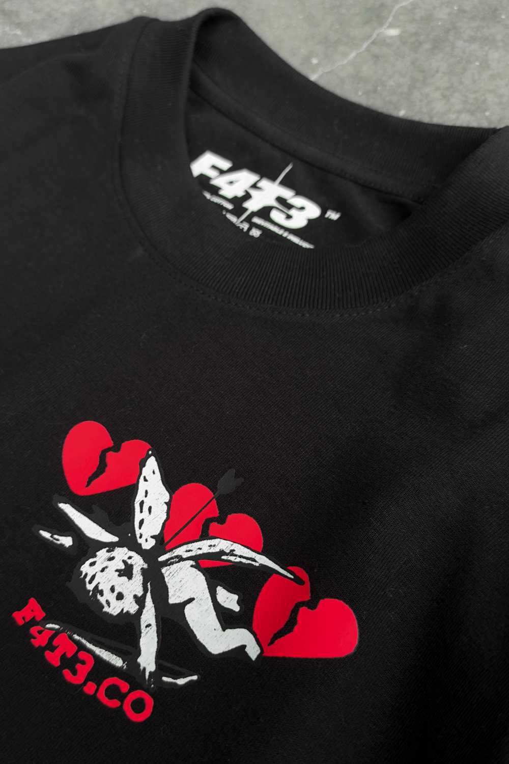 Valentine Ghosting Tee Black