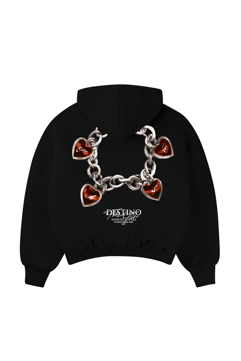 Lovers Bracelet Hoodie Black