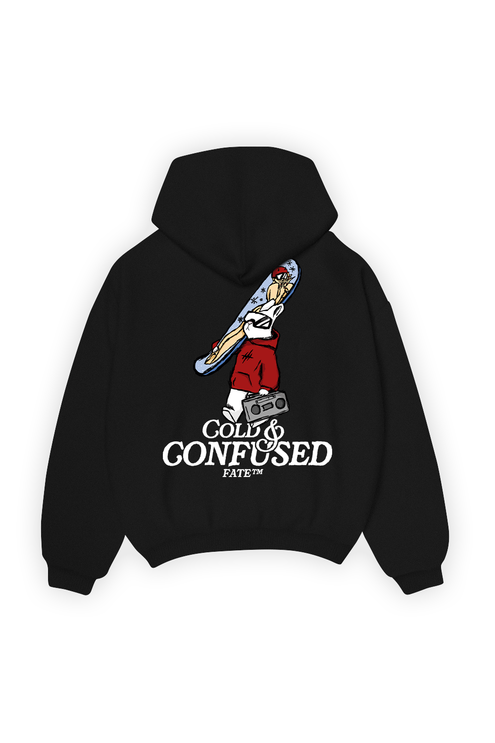 Cold & Confuse Hoodie Black