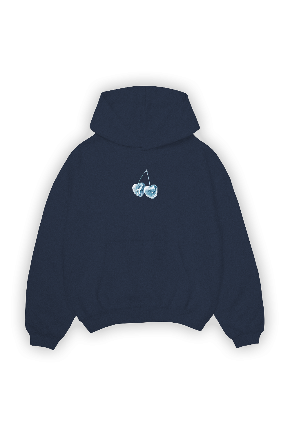 Cold Hearts Hoodie Blue Navy