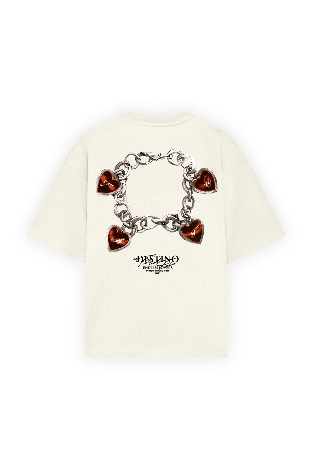 Lovers Bracelet Tee Beige