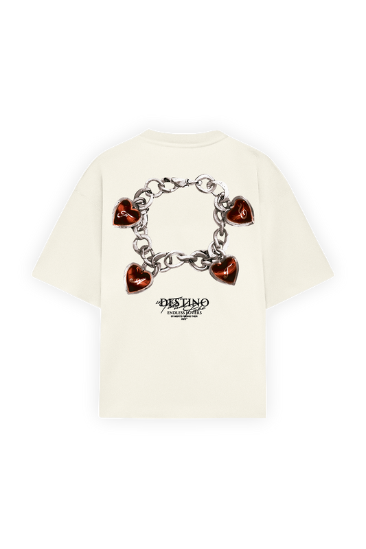 Lovers Bracelet Tee Beige