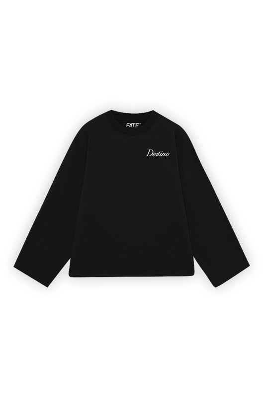 Fatier Clock Longsleeve Black